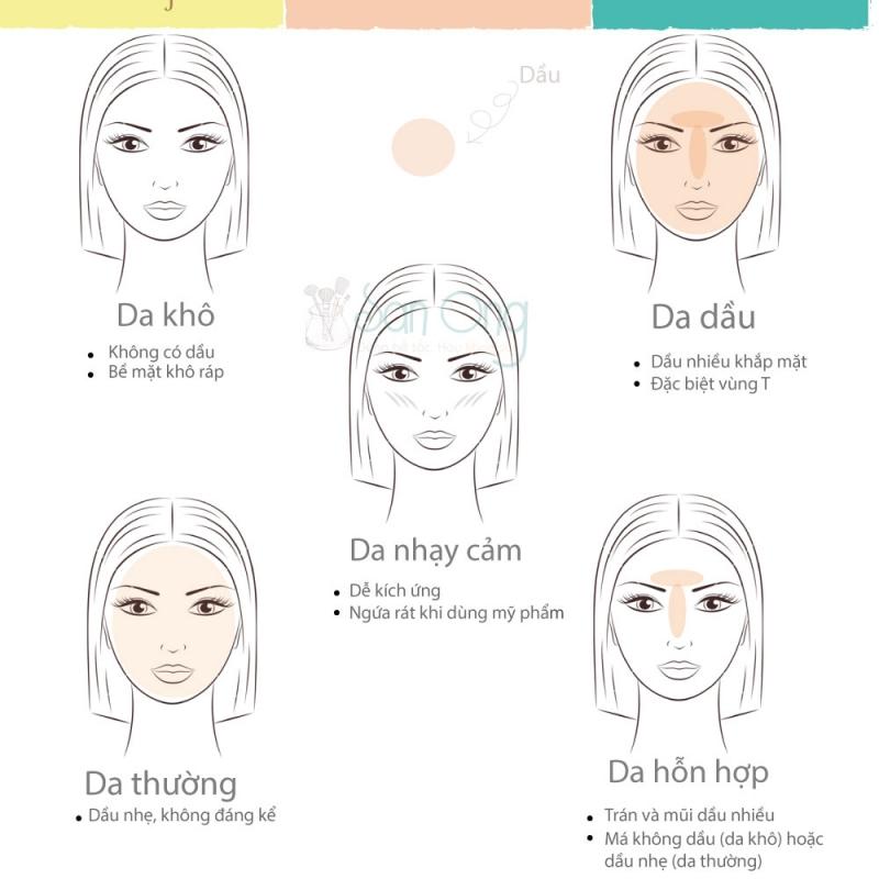 5 loại da cơ bản