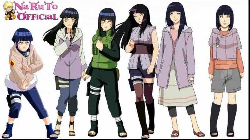 Hinata qua các giai đoạn