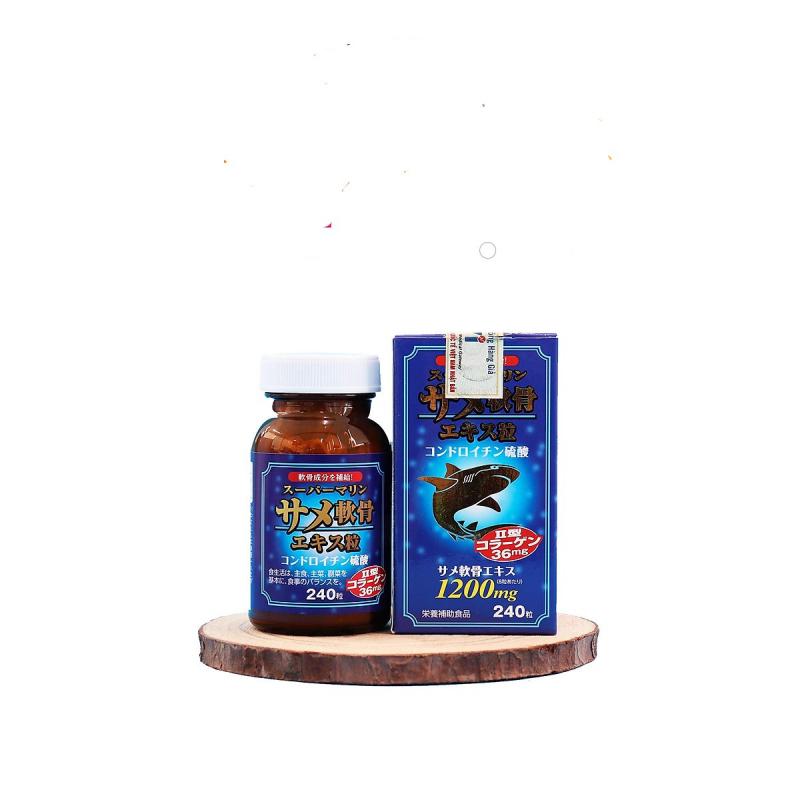 Hỗ trợ xương khớp sụn vi cá Super Marine High Grade Shark Nhật Bản - Điều trị bệnh xương khớp