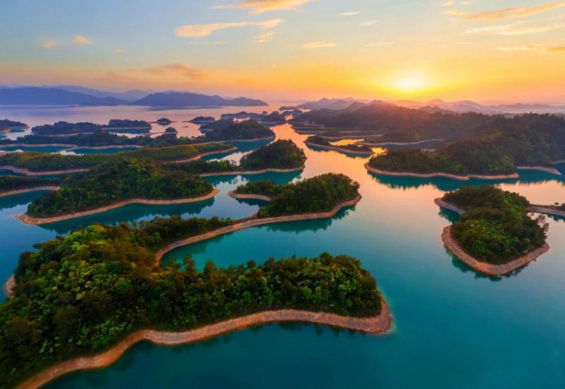 Hồ Vạn Đảo, Chiết Giang