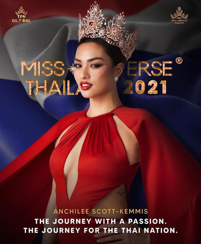 Hoa hậu Anchilee Scott-Kemmis và bức ảnh gây tranh cãi (Ảnh: Internet)