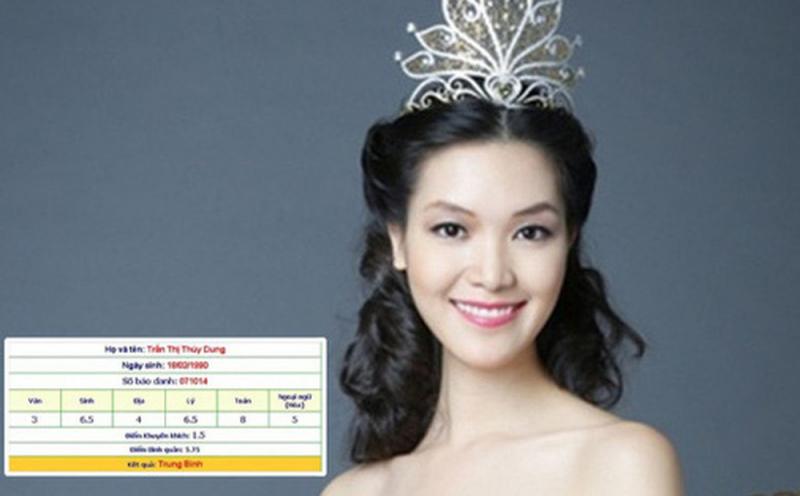 Nhan sắc gây tranh cãi thời điểm cô đăng ngôi (Ảnh: Internet)