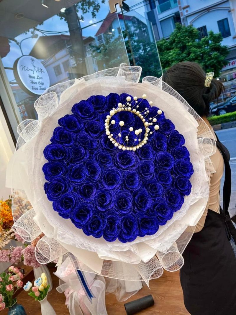 Hoa hồng sáp Ngọc Rubi
