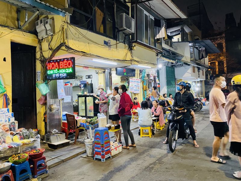 Hoa quả dầm - Hoa Quả Dầm Hoa Béo