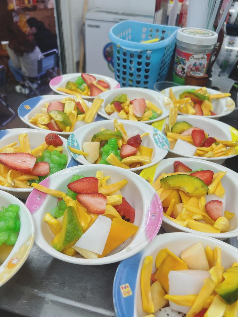 Hoa Quả Dầm Hoa Béo