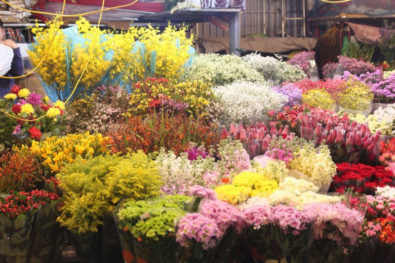 Chợ hoa Quảng Bá