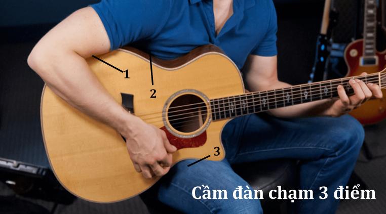 Học cách cầm đàn guitar đúng cách
