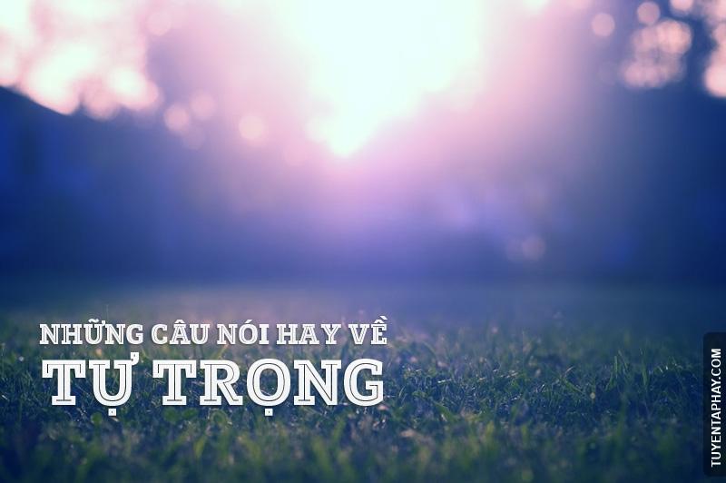Học cách tự trọng