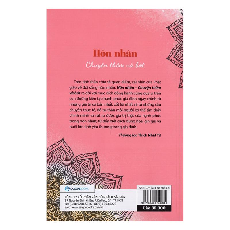 Hôn nhân - Chuyện thêm và bớt