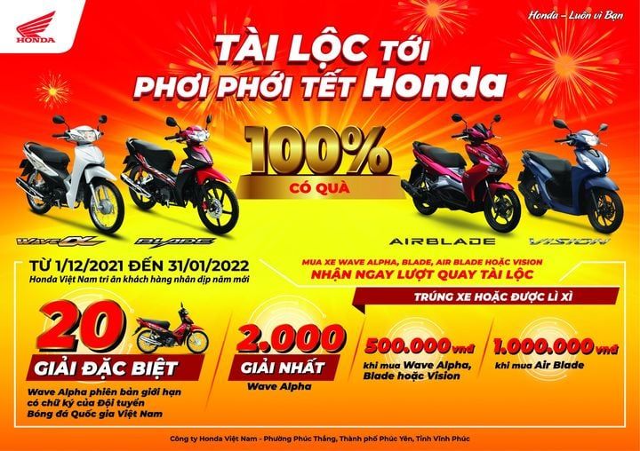 Honda điện máy Vĩnh Phúc
