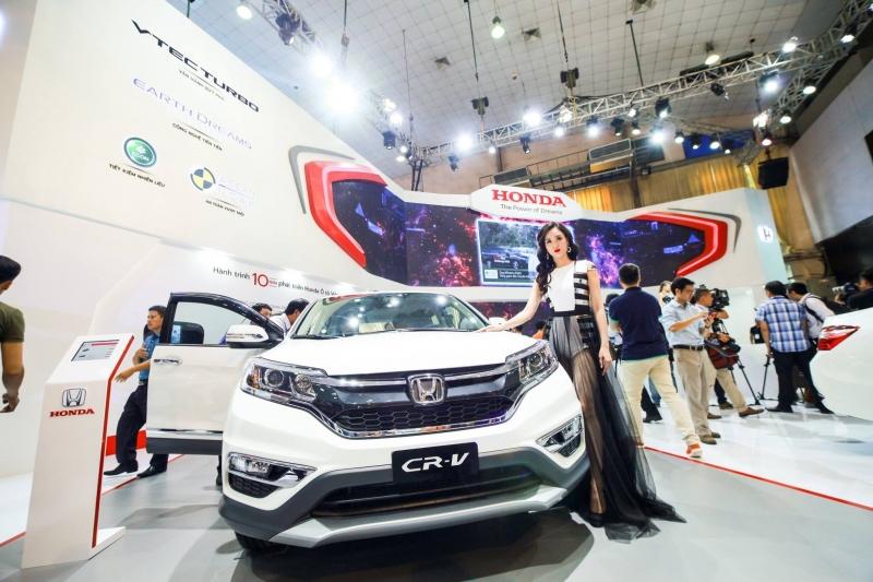 Một số hình ảnh triển lãm xe tại Honda ôtô Cộng Hòa.