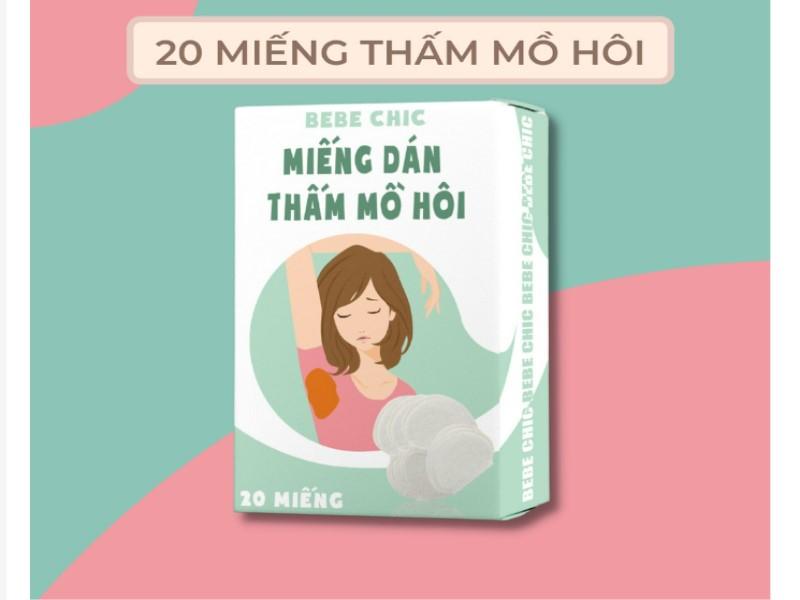 Miếng dán thấm mồ hôi Bebechic