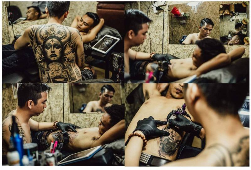 Nhũng giây phút làm việc tại Dream Tattoo