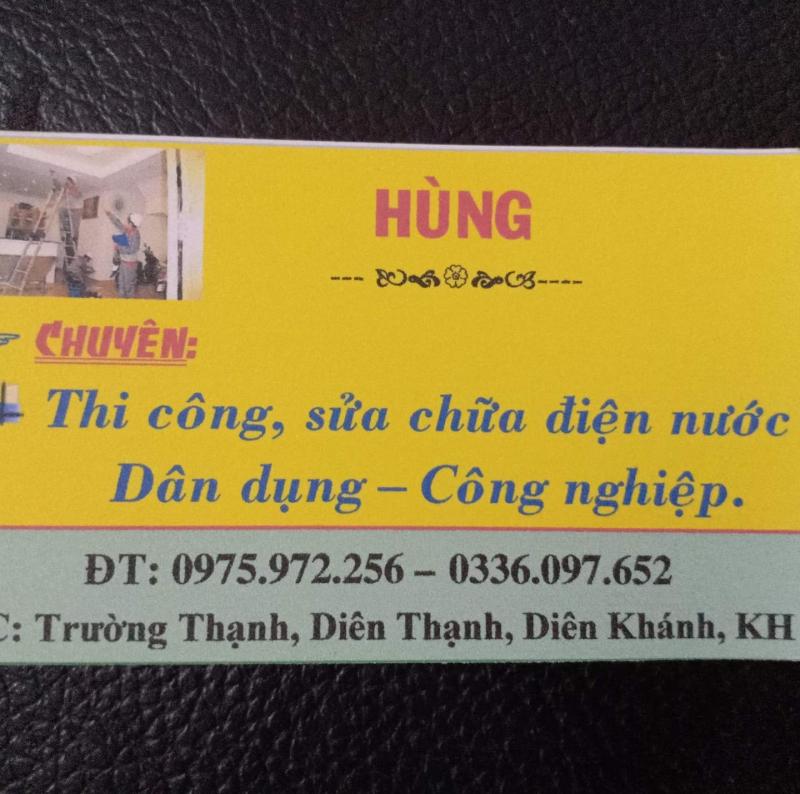 Hùng - Sữa chữa điện nước Diên Khánh