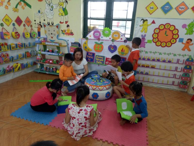 Hướng dẫn trang trí góc thư viện