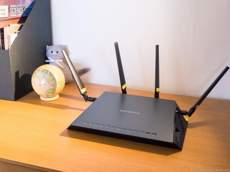 Hướng thiết bị về hướng phát wifi