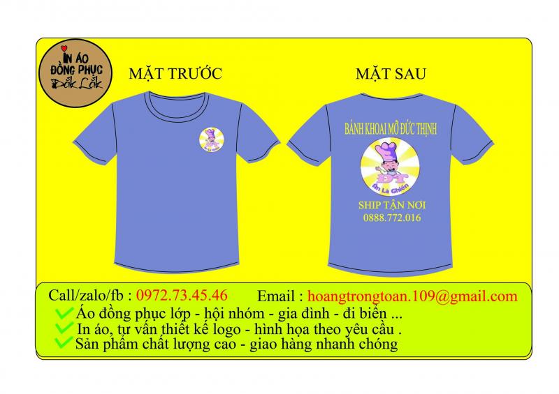 In áo đồng phục Đắk Lắk