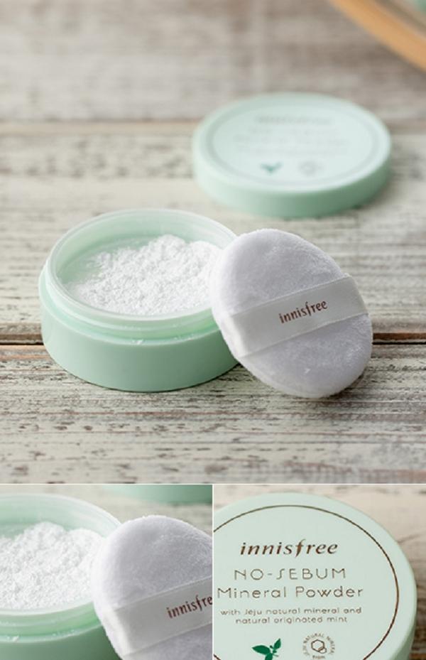 Phấn phủ kiềm dầu dạng bột khoáng có màu innisfree No Sebum Mineral Color Powder