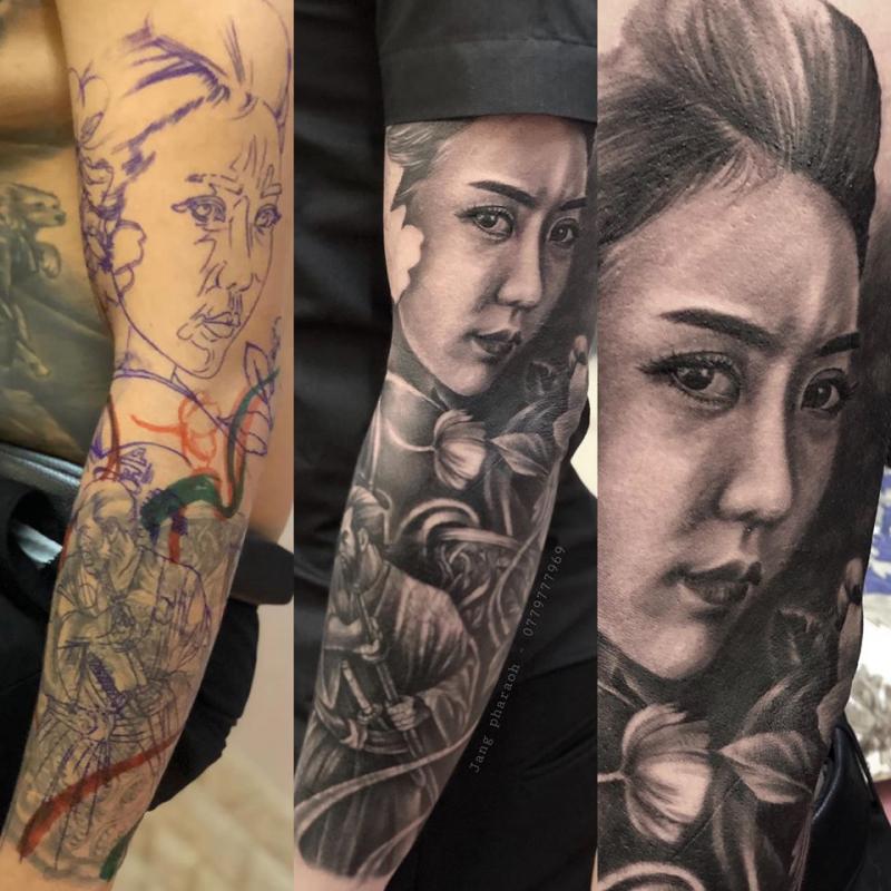 Jang Colour tattoo.