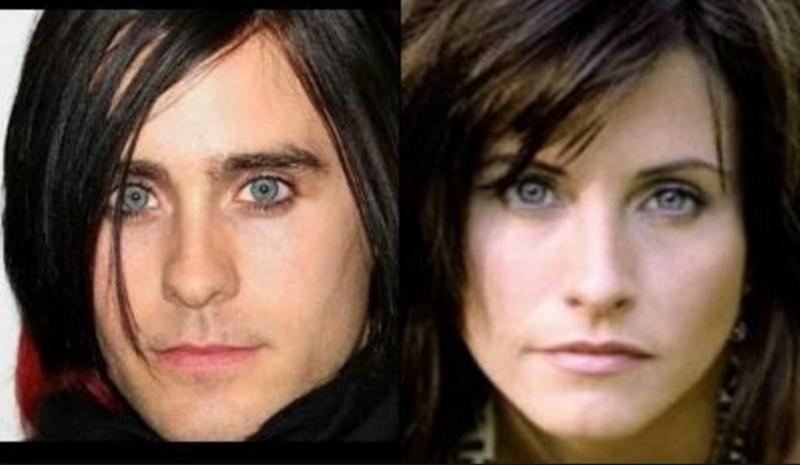 Jared Leto và Courteney Cox