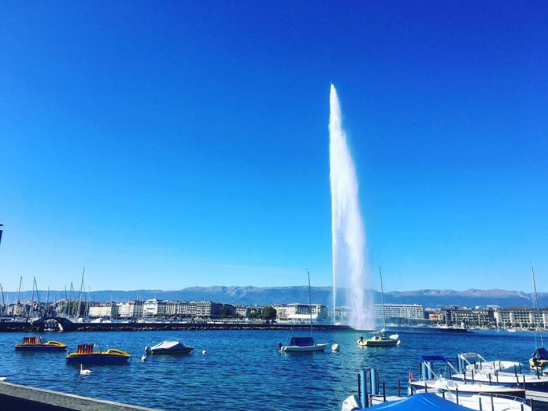 Đài phun nước Jet’d Eau ở Geneva