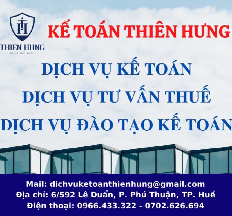 Kế Toán Thiên Hưng