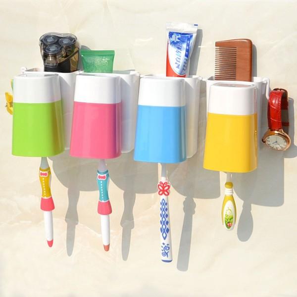 Kệ treo bàn chải đánh răng dễ mang mầm bệnh
