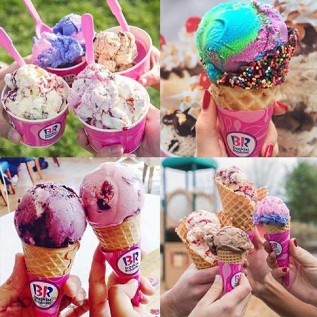 ﻿Kem Baskin Robbins - nơi tránh nóng cực kỳ lý tưởng cho bạn