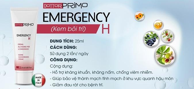 Kem bôi trĩ Emergency H