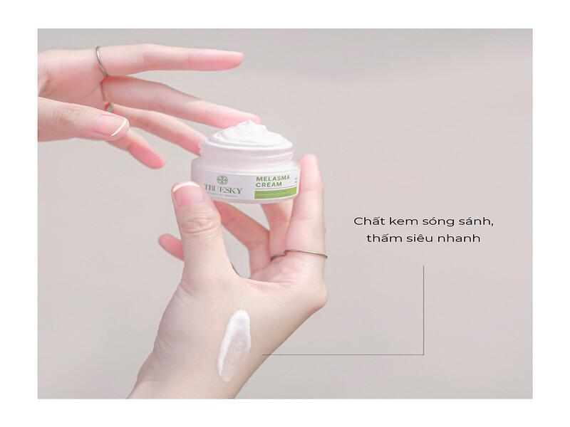 Kem nám và tàn nhang ban đêm chiết xuất tảo biển Truesky Melasma Cream