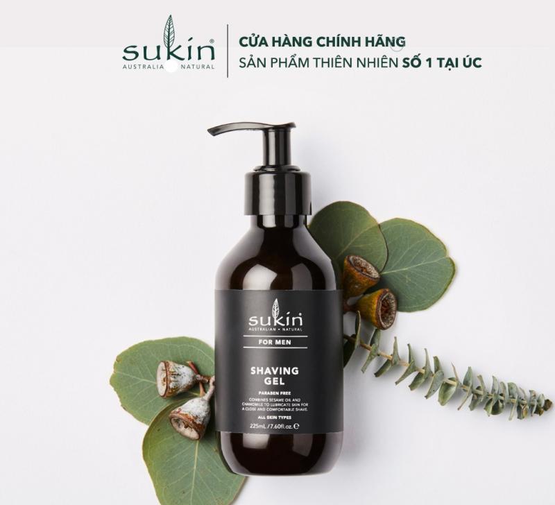 Kem cạo râu Sukin For Men Shaving Gel