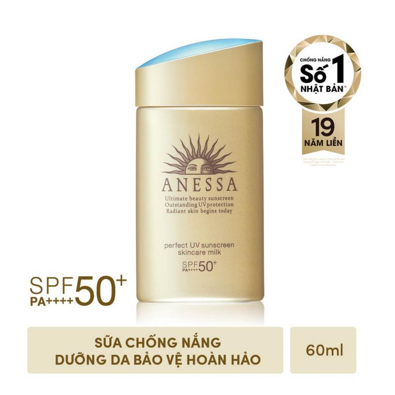 Kem chống nắng Anessa Perfect UV Sunscreen Skincare Milk