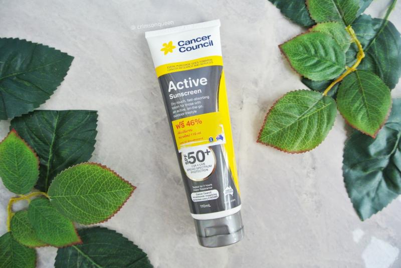 Kem chống nắng Cancer Council SPF 50+ Active Sunscreen