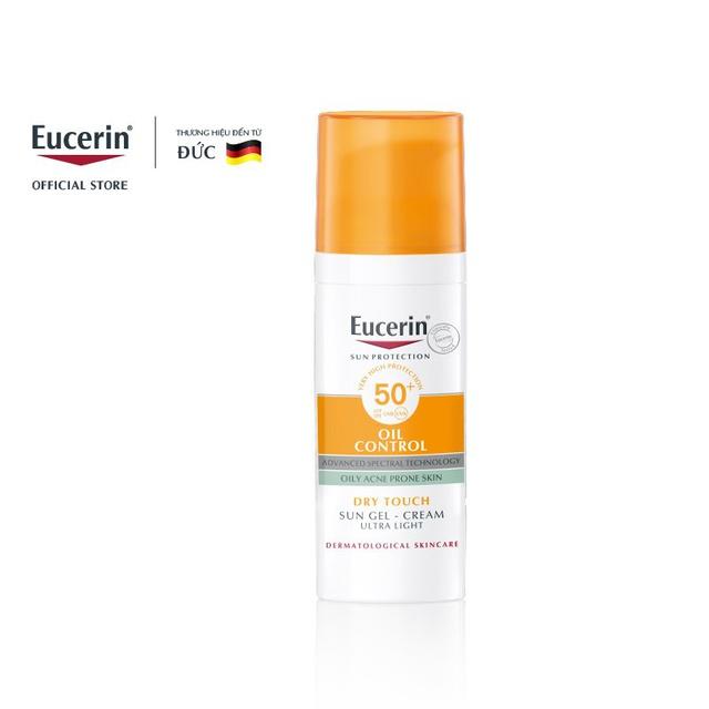 Kem chống nắng cho da nhờn mụn Eucerin Sun Gel-Cream Dry Touch Oil Control SPF50+