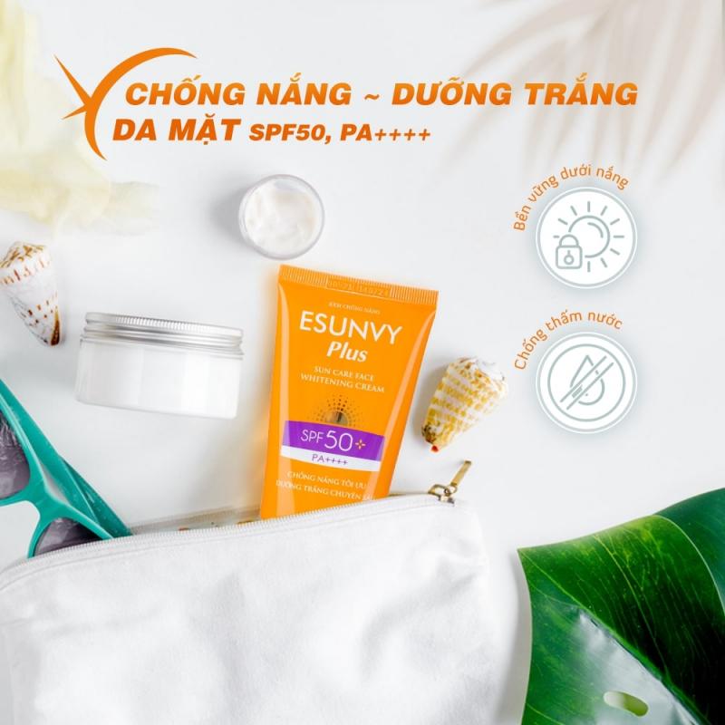 Kem chống nắng Esunvy Plus Suncare Face Whitening Cream