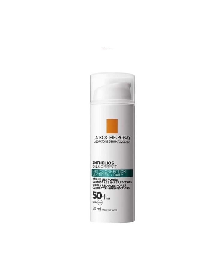 Kem chống nắng giảm mụn, kiểm soát nhờn La Roche-Posay Anthelios Oil Correct Daily Gel-Cream SPF50+