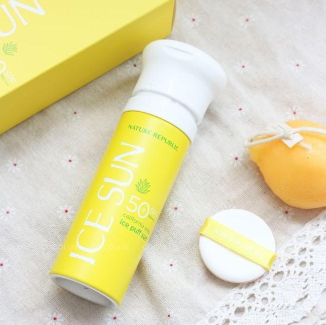 Nature Republic Ice Sun California Aloe Ice Puff Sun SPF50 PA++++