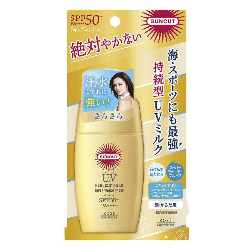 Kem chống nắng Kosé Cosmeport Suncut Milk Super Water Proof SPF50+/PA++++