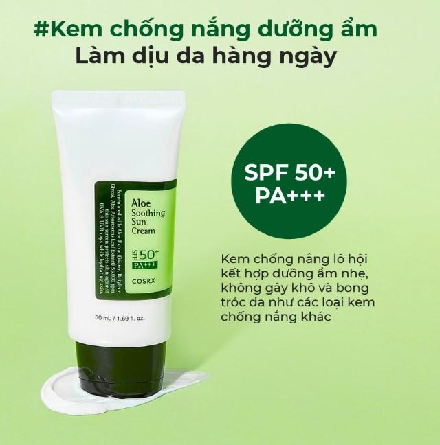 Cosrx Aloe Soothing Sun Cream SPF50 PA+++