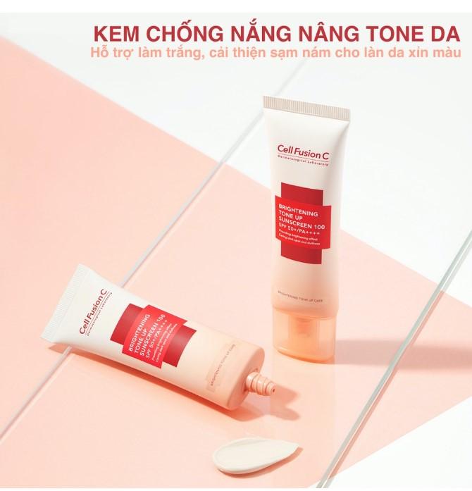 Cell Fusion Brightening Tone Up Sunscreen 100 SPF50+/ PA +++