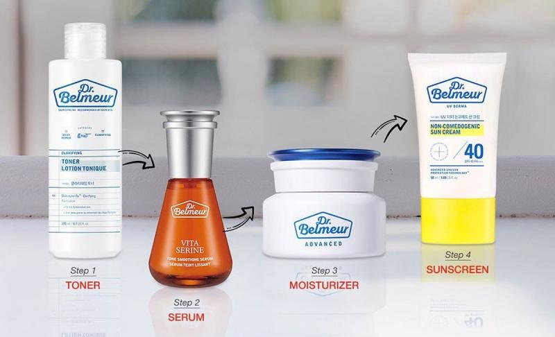Kem chống nắng vật lý màng khoáng DR.BELMEUR MINERAL SUN CREAM SPF40 +++ 50ml