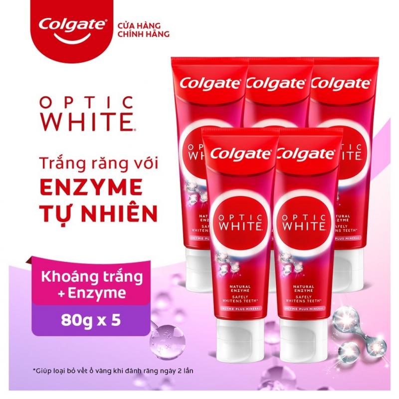Kem đánh răng Colgate Optic White Plus Shine