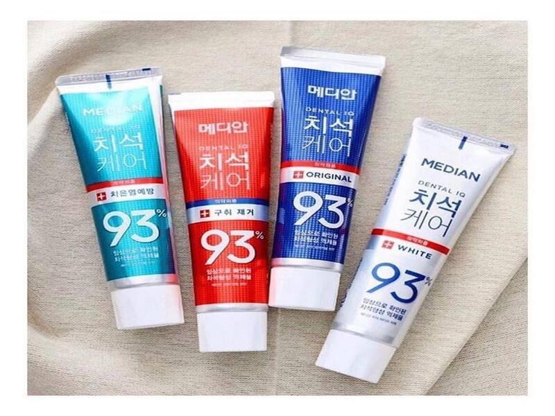 Kem đánh răng Hàn Quốc trắng răng Median Dental IQ 93%