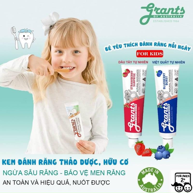Kem đánh răng hữu cơ Grants