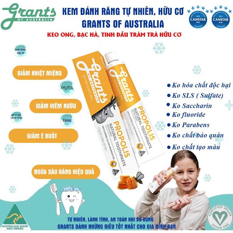 Kem đánh răng hữu cơ Grants