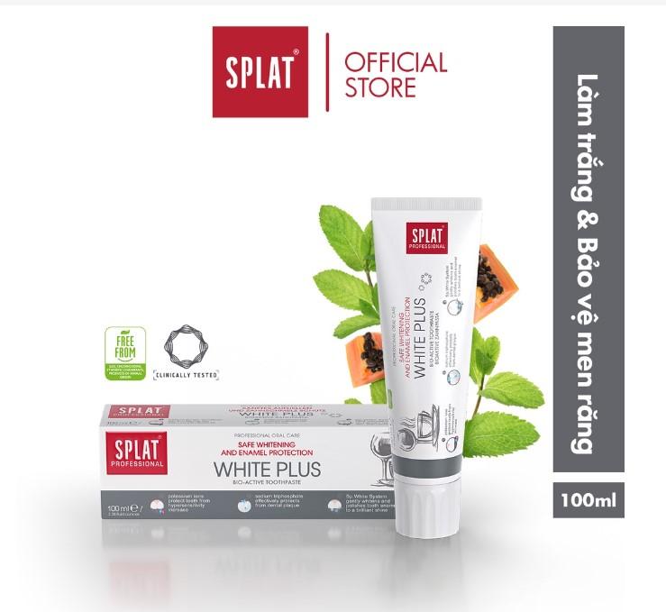 Kem đánh răng làm trắng răng SPLAT White Plus Professional