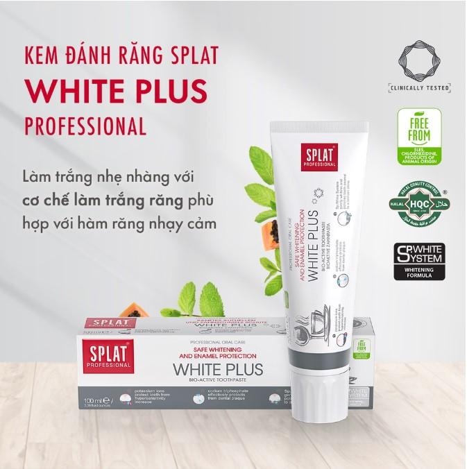 Kem đánh răng làm trắng răng SPLAT White Plus Professional