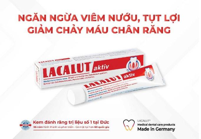 Kem đánh răng Lacalut Aktiv