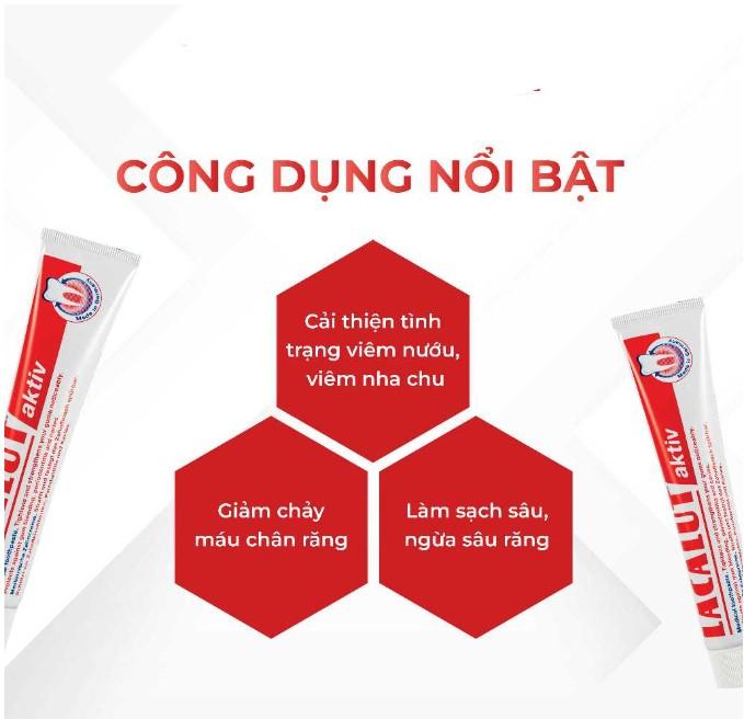 Kem đánh răng Lacalut Aktiv