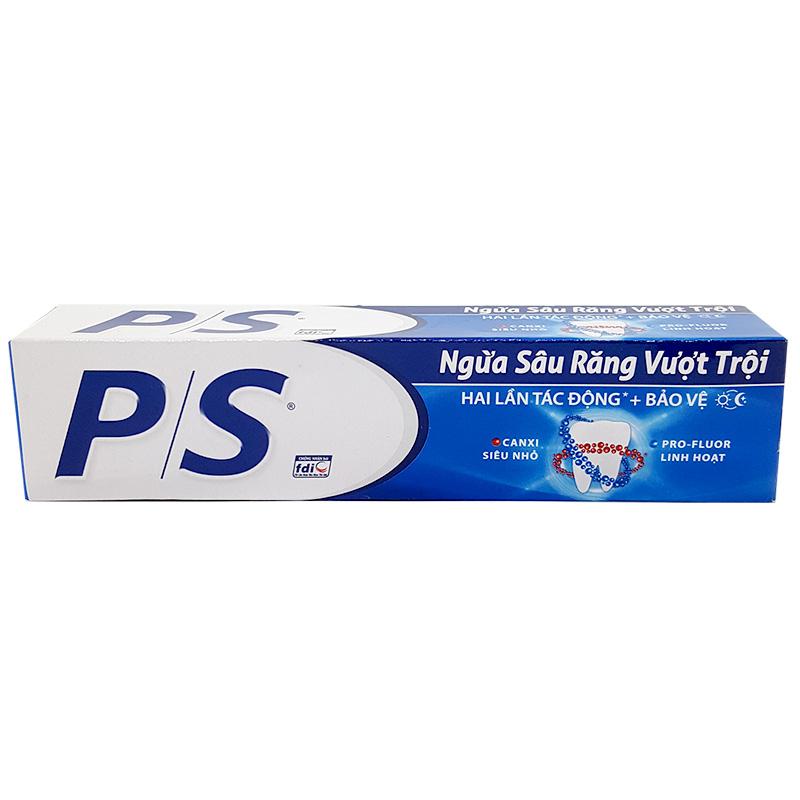 Kem đánh răng P/S ngừa sâu răng ngăn axit từ đường